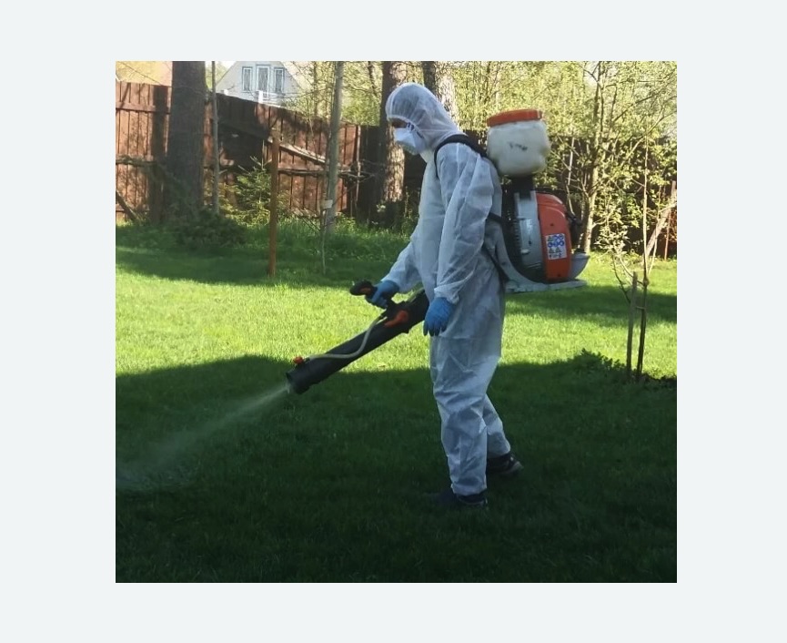 Обработка территории от клещей Обработка территории от клещей в Городище